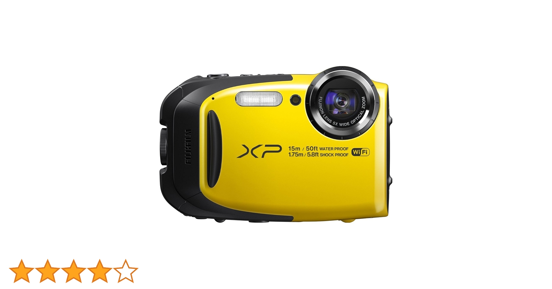 美品✨FUJIFILM FinePix XP80 防水カメラ Wi-Fi搭載 Fujifilm FinePix XP80 Waterproof Digital Camera (Yellow